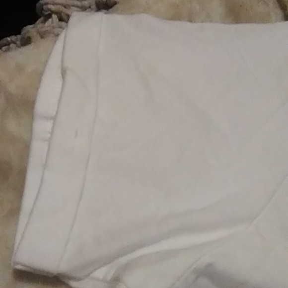 NWT Mango T-shirt. Crisp white tee with sparkling design. Cuffed sleeves. XS - Picture 3 of 5